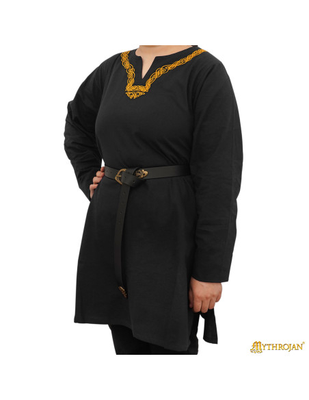 Viking tunic in cotton long sleeve...