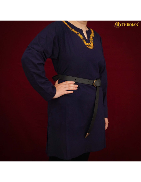Viking tunic in cotton long sleeve...