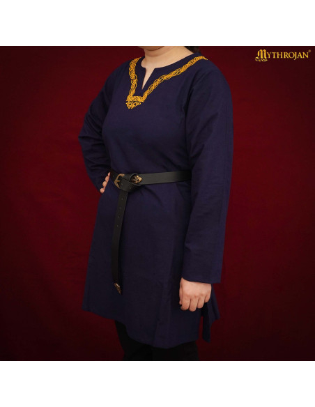 Viking tunic in cotton long sleeve...