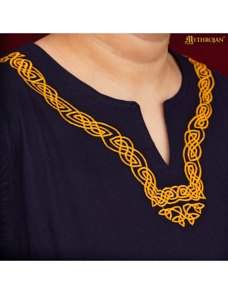 Viking tunic in cotton long sleeve...