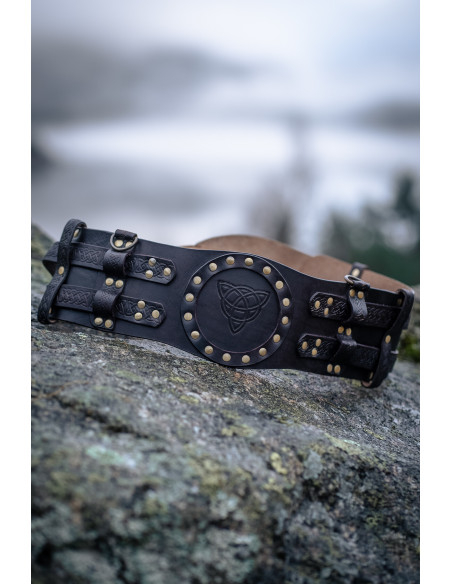 Medieval Celtic Belt in leather,...