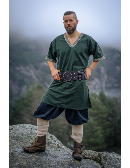 Medieval Celtic Belt in leather,...