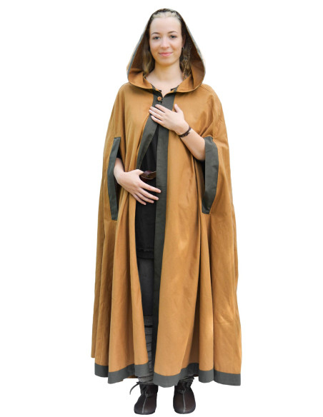 Medieval cotton cape model Theves,...