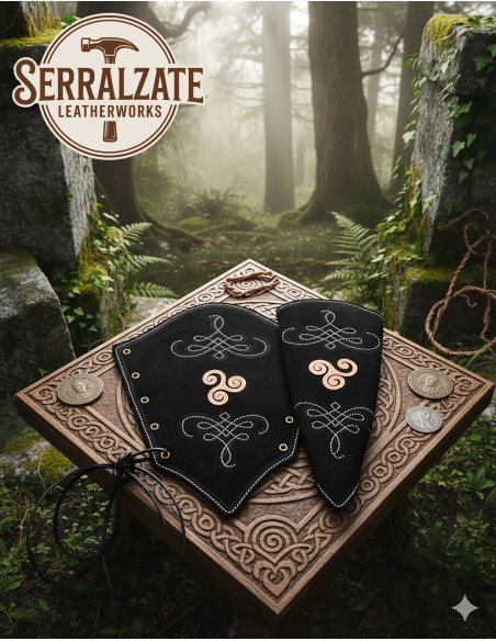 Archery Bracelets Suede Leather Model...