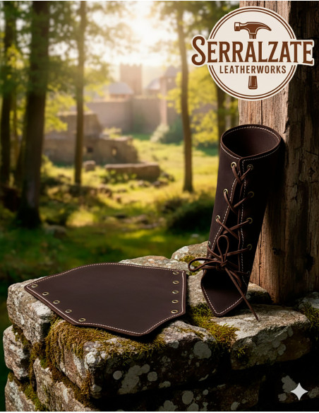 Silvano Leather Archery Bracers in...