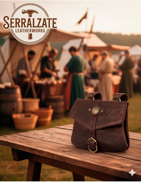 Medieval Sancho Bag in dark brown...