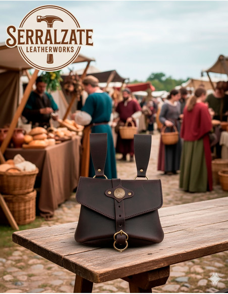Medieval Sancho Bag in dark brown...