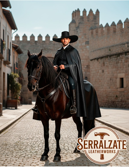 Medieval leather hat Deluxe model...