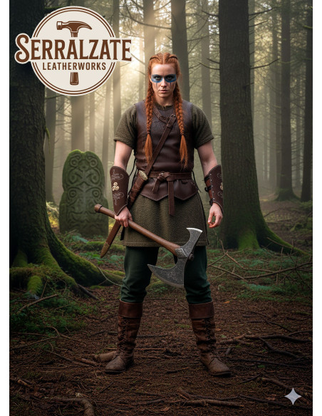 Dark Brown Leather Archery Bracelets,...