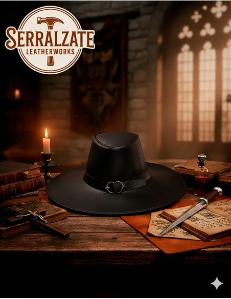 Unofficial Van Helsing Leather Hat,...
