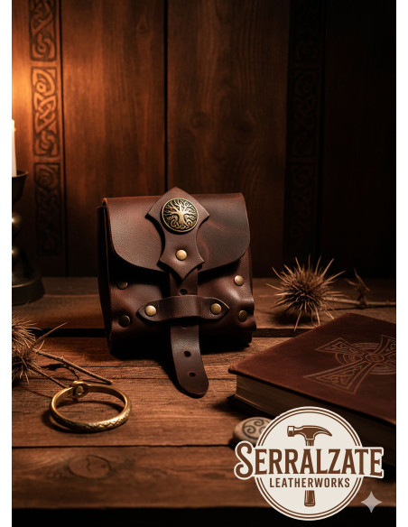Dark Brown Druid's Pouch