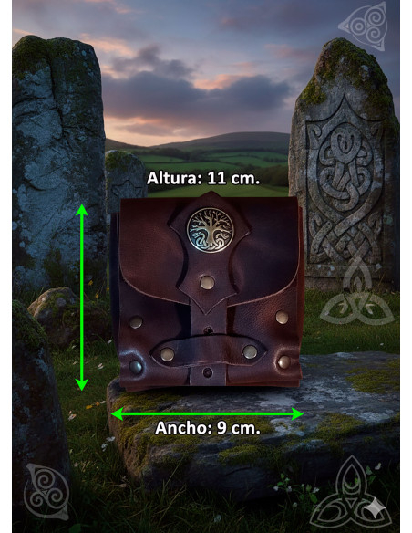 Dark Brown Druid's Pouch