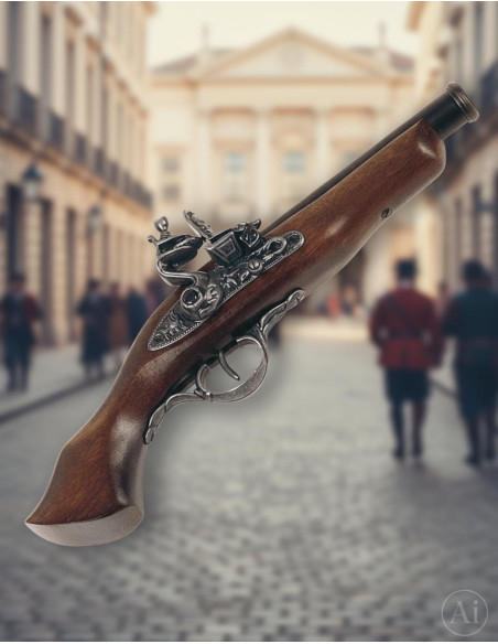 Brescia flint pistol XVII century 32 cm.