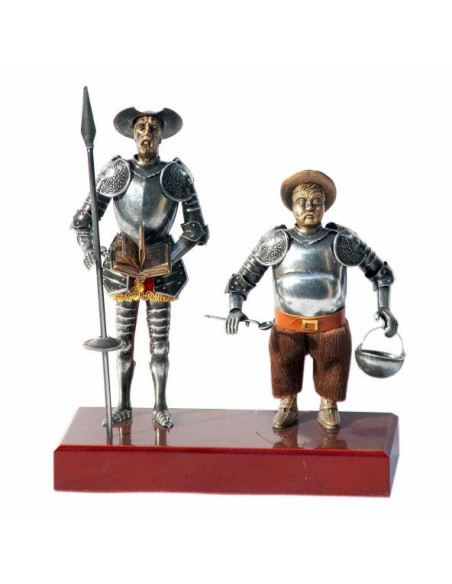 Figure Don Quixote and Sancho Panza, 24 cms.