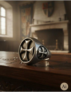 Templar Cross Ring