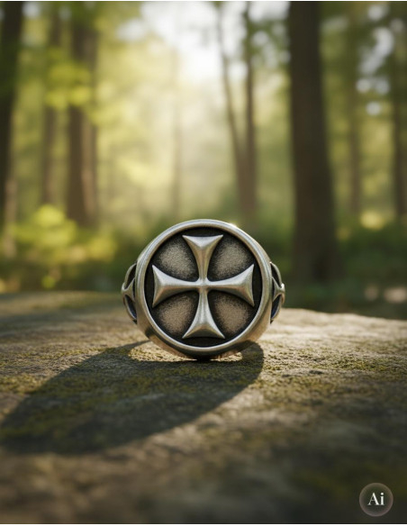 Templar Cross Ring
