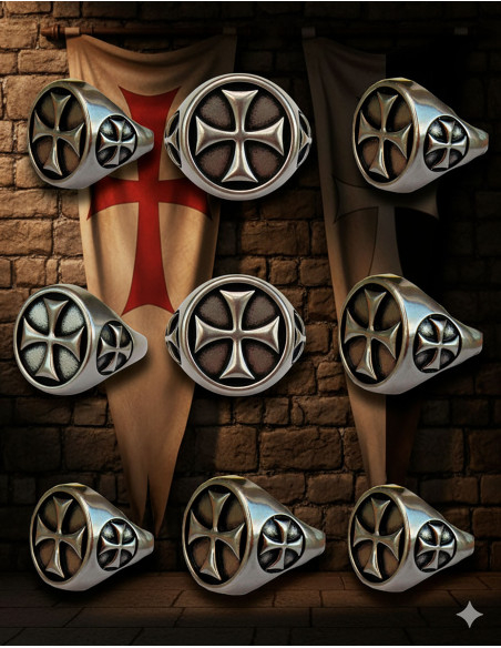 Templar Cross Ring