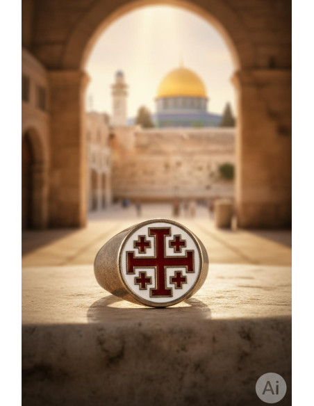 Templar cross ring