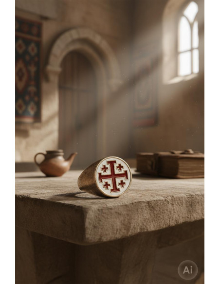 Templar cross ring