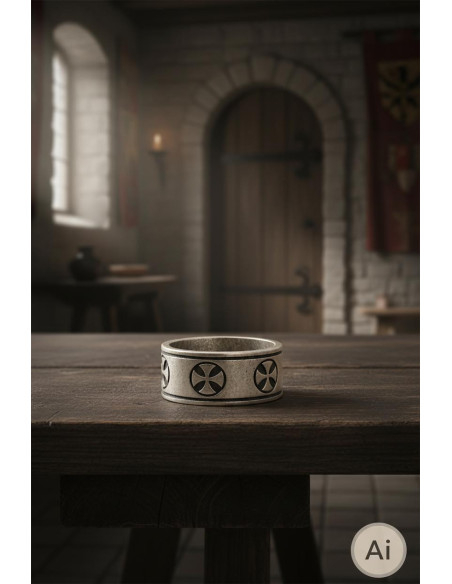 Templar cross ring