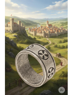 Templar cross ring