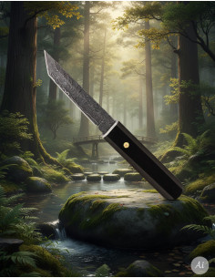 Adventure Knife Albainox with Damasco blade measuring...