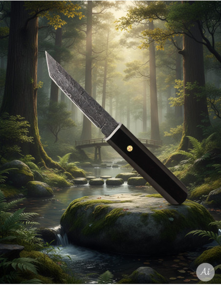 Adventure Knife Albainox with Damasco...
