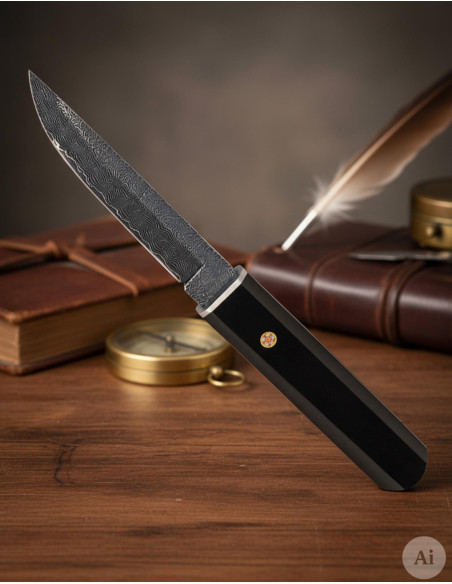 Adventure Knife Albainox Damascus...