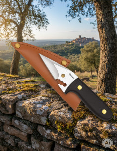 Adventure Knife Albainox shark-shaped blade (14 cm.)
