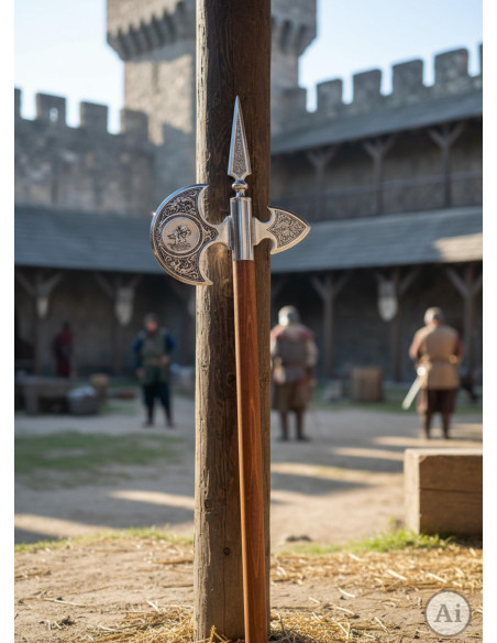 Medieval axe, 60 cms.