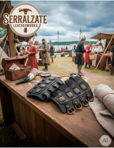 Viking Bracelets Aslaug in Black 2