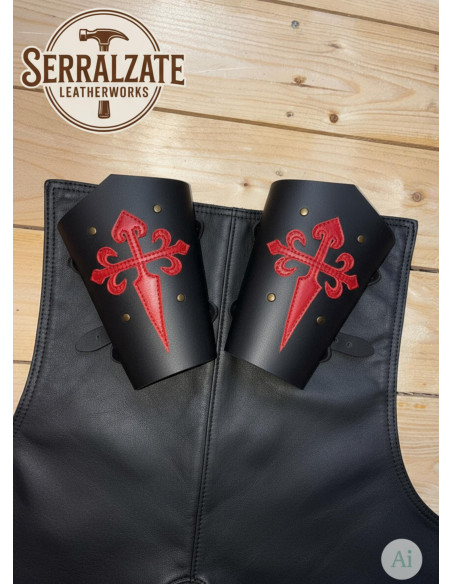 Templar Bracelets Black Cross of...