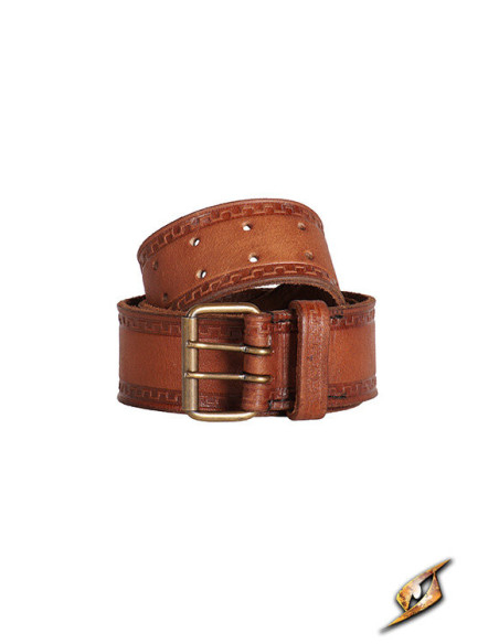 Pirate belt in leather, Hunter model,...