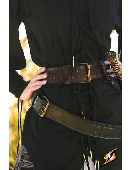 Suede Pirate Belt Model Hunter, dark...
