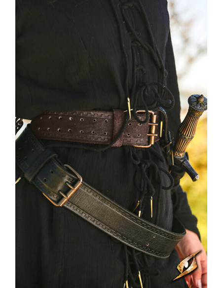 Suede Pirate Belt Model Hunter, dark...