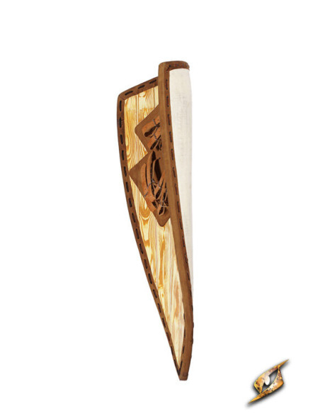 Two-tone medieval shield for LARP,...