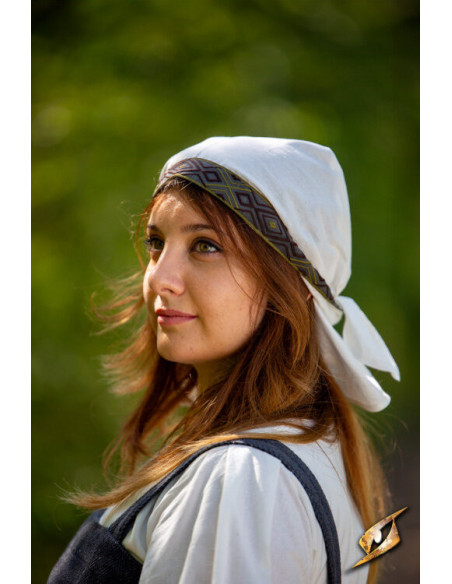 Medieval fabric scarf model Estrid,...