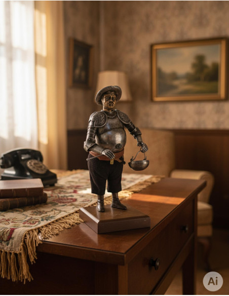 Figure Sancho Panza, rustic