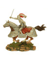 Figure medieval knight on horseback