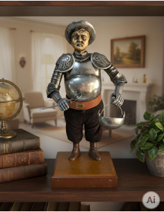 Figure Sancho Panza, rustic