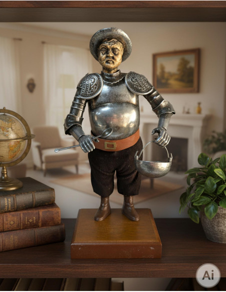 Figure Sancho Panza, rustic