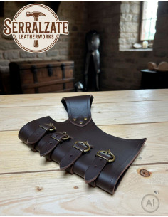 Medieval Jacob sheath, dark brown