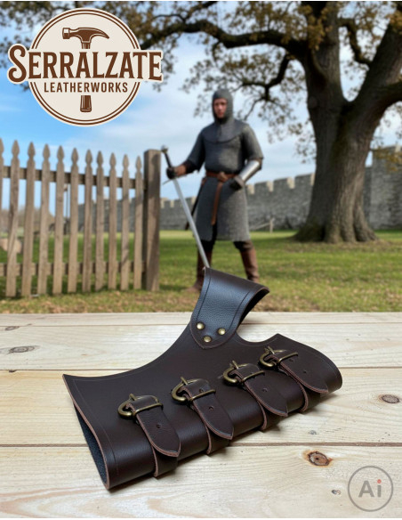 Medieval Jacob sheath, dark brown