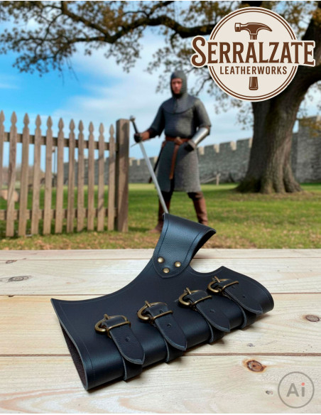 Medieval Jacob scabbard, black