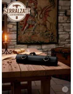 Adjustable sword holder for belt, black 2