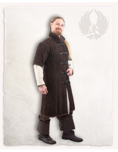 Medieval gambeson in suede model...
