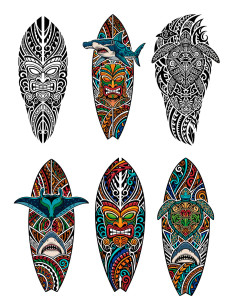 Temporary Polynesian-themed Tattoo (Maori and Samoan)