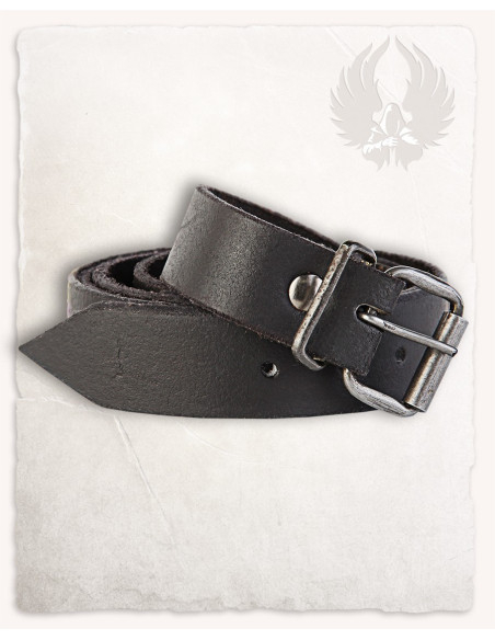Fine medieval leather belt model...