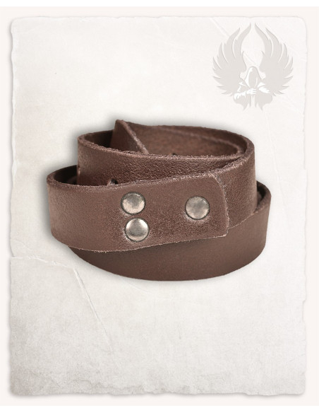 Fine medieval belt in leather model...