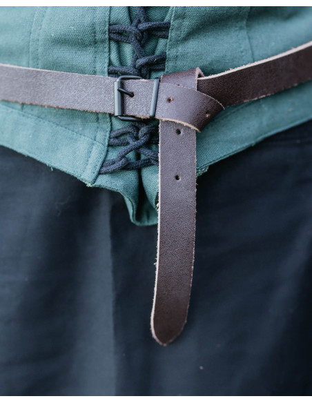 Fine medieval belt in leather model...